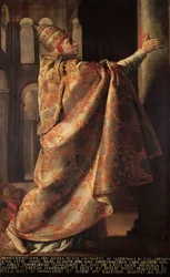 Papa Urbano II (c.1035-99) Consagrando a Igreja de São Sernin de Toulouse
